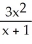 The graph shown below is the graph of which function?   A)    B)    C)    D)    E)   