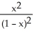The graph shown below is the graph of which function?   A)    B)    C)    D)    E)   
