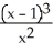 Let f(x) =   . Use information from f and its first two derivatives to sketch the graph of f. 