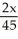 Find a linear approximation suitable for estimating the number 244<sup>2/5</sup>. A)  L(x)  =   +   B)  L(x)  =   -   C)  L(x)  =   -   D)  L(x)  =   -   E)  L(x)  =   +  