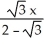 The equation y = sin(x + y)  -   defines y as a function of x near the point   . Find the linearization of that function at x = 0. A)  L(x)  =   +   B)  L(x)  =   -   C)  L(x)  =   +   D)  L(x)  =   -   E)  L(x)  =   + (3   + 3) x
