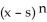  A)      , where s is some number between c and x B)      , where s is some number between c and x C)      , where s is some number between c and x D)      , where s is some number between c and x E)      , where s is some number between c and x