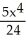 Find the Maclaurin polynomial of degree 4 for sec(2x) . A)  1 +   +   B)  1 + x +   +   +   C)  1 - x +   -   +   D)  1 -   +   E)  1 -   -  