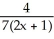  Assume that the function F(x)  =   -   , x   (0 ,  \infty )  has an inverse. Find a formula for   (x) . A)    -   B)    C)    x - 2 D)    E)  7x - 2 