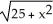  Find the inverse of the function f(x)  =   where -5  \le x  \le  0. A)    (x)  = -   , where 0  \le  x  \le  5 B)    (x)  =   , where 0  \le  x  \le  5 C)    (x)  = -   , where -5  \le  x  \le  0 D)    (x)  =   , where -5  \le  x  \le  0 E)    (x)  =   , where 0  \le  x  \le  5 