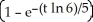 When a quantity of sugar is placed in a container of water, the sugar dissolves at a rate proportional to the amount of sugar remaining undissolved. Suppose that 30 g of sugar is placed in 1 L of water and that 5 minutes later the concentration of sugar dissolved in the water is 25 g/L.Find a formula for A(t) , the amount of sugar that is dissolved t minutes after the sugar was placed in the water. A)  A(t)  = 30   g B)  A(t)  = 30   g C)  A(t)  = 30   g D)  A(t)  = 30   g E)  A(t)  = 30   g