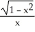 Simplify tan(   (x) ) . A)    B)    C)    D)    E)   