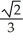  Let  \theta  =     . Find sin  \theta . A)    B)    C)    D)  -   E)  -   