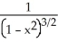 Find and simplify the derivative of f(x)  = sin(arctan x) . A)    B)    C)  -   D)  -   E)  none of the above