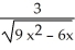 Find and simplify the derivative of   (3x - 1) . A)    B)  -   C)    D)  -   E)  none of the above