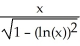 Evaluate the derivative of   (ln(x) ) . A)    B)    C)    D)  -   E)   
