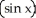 Calculate and simplify the derivative of f(x)  = .     A)  - sgn   B)  1 C)  -1 D)  0 E)  none of the above