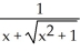 Find the derivative of the function f(x)  =   x A)    B)    C)    D)    E)   