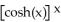 Find the derivative of the function f(x)  =   . A)      B)    C)  x   D)  ln(cosh(x)  + x tanh(x)  E)     