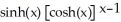 Find the derivative of the function f(x)  =   . A)      B)    C)  x   D)  ln(cosh(x)  + x tanh(x)  E)     