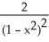 Find and simplify the derivative of y = sech(ln x) . A)    B)    C)    D)    E)   