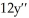 Find the general solution of the differential equation   + 13   + 3y = 0. A)  y =     +     B)  y =     -     C)  y =     +     D)  y =     +     E)  none of the above