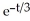 Find the general solution of the differential equation   + 13   + 3y = 0. A)  y =     +     B)  y =     -     C)  y =     +     D)  y =     +     E)  none of the above