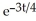 Find the general solution of the differential equation   + 13   + 3y = 0. A)  y =     +     B)  y =     -     C)  y =     +     D)  y =     +     E)  none of the above