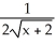 <strong>Using the definition of the derivative, find the derivative of f(x) = .</strong> A) B) C) D) E)