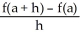 If = - \infty , then the graph of f has a tangent line at x = a.