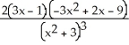 <strong>Differentiate the following function: f(x) = .</strong> A) B) C) D) E) none of the above