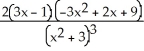 <strong>Differentiate the following function: f(x) = .</strong> A) B) C) D) E) none of the above