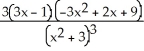 <strong>Differentiate the following function: f(x) = .</strong> A) B) C) D) E) none of the above