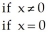 The function f(x) = is differentiable at x = 0.