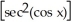 <strong>Find the derivative of the following function: y = (cos x).</strong> A) -2sin x B) 2sin x C) -2sin x D) -2sin x E) -2tan(x)cos(x)sin(x)