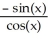 <strong>Let y = . A simplified expression for is given by</strong> A) B) C) - D) - sin(x) - (x) E)
