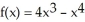  Determine the open intervals on the x-axis on which the function   is increasing and those on which it is decreasing. A)  increasing on (- \infty , 3)  and decreasing on (3,  \infty )  B)  increasing on (- \infty , 0)  and decreasing on (0,  \infty )  C)  increasing on (0, 3)  and decreasing on (- \infty , 0)  and (3,  \infty )   D)  decreasing on (0, 3)  and increasing on (- \infty , 0)  and (3,  \infty )  E)  decreasing on (- \infty , 3)  and increasing on (3,  \infty )  