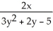 Find   if   +   - 5y -   = -4. A)  -   B)    C)    D)  -   E)  none of the above