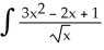Evaluate   dx. A)      (9   - 10x + 15)  + C B)      (9   + 10x + 15)  + C C)      (9   - 10x + 15)  + C D)      (9   - 10x + 15)  + C E)      (9   + 10x + 15)  + C