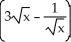 Evaluate   dx A)      + C B)  2   + C C)  3   - 3   + C D)  3   - 3   + x + C E)  3   - x + C