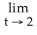 <strong>Evaluate . </strong> A) - 5 B) 2 C) 5 D) - \infty E) - 3
