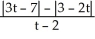 <strong>Evaluate . </strong> A) - 5 B) 2 C) 5 D) - \infty E) - 3