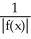If f(x) = 0, then = = \infty