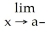 Complete the following definition: We say   f(x)  = L if for every   > 0 there exists   > 0 depending on   such that A)  if a -   < x < a, then |f(x)  - L| <   B)  if |x - a| <  , then |f(x)  - L| <  C)  if |x - a| <  , then f(x)  - L <   D)  if a < x < a +  , then |f(x)  - L| <   E)  none of the above