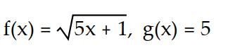 <strong>Express the given function as a composite of functions f and g such that y = f(g(x)). -y = </strong> A) B) C) D)