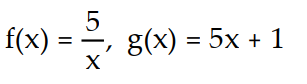 <strong>Express the given function as a composite of functions f and g such that y = f(g(x)). -y = </strong> A) B) C) D)