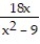 Determine an appropriate viewing window for the given function and use it to display its graph. -f(x)  =      A)     B)      C)     D)    