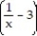 Find the inverse of the function. -f(x)  =   A)  ln(x - 3)  B)  ln   C)  ln   D)  ln(x)  - 3 
