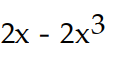 Evaluate or simplify the given expression. -sin(2 sin-1 x)  A)      B)     C)      D)    