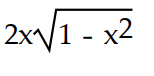 Evaluate or simplify the given expression. -sin(2 sin-1 x)  A)      B)     C)      D)    