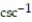 Use the inverse trig functions to express the angle in terms of the indicated unknown side. -  Use one of the inverse trig functions   or    to express angle A in terms of c. A)   A =      B)   A =      C)   A =     D)   A =     