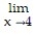 Compute the values of f(x)  and use them to determine the indicated limit.       -If f(x)  =   - 2, find    f(x) .   A)    B)     C)    D)   