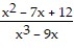  Find the limit. -    A)   Does not exist B)   \infty  C)  - \infty  D)  0 