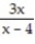 Find all vertical asymptotes of the given function. -h(x)  =   A)  none B)  x = -4 C)  x = 3 D)  x = 4