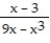 Find all vertical asymptotes of the given function. -f(x)  =   A)  x = -3, x = 3 B)  x = 0, x = -3, x = 3 C)  x = 0, x = -3 D)  x = 0, x = 3